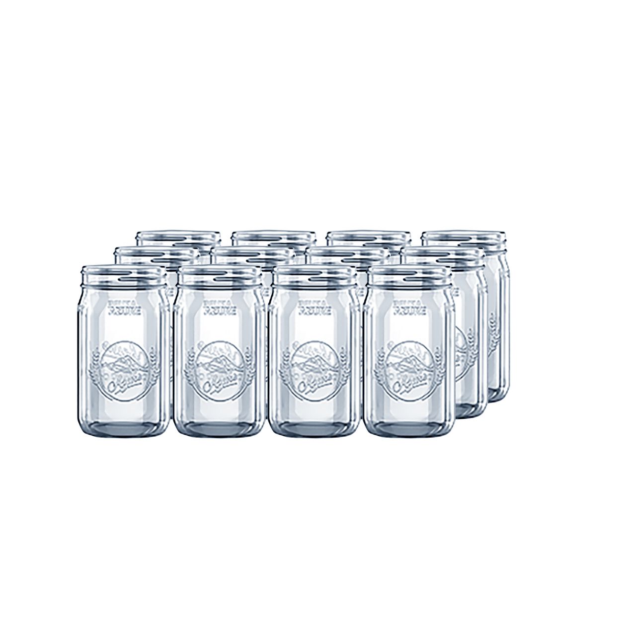 Azure Canning Co. Canning Jars, Quart, Wide Mouth (JARS ONLY