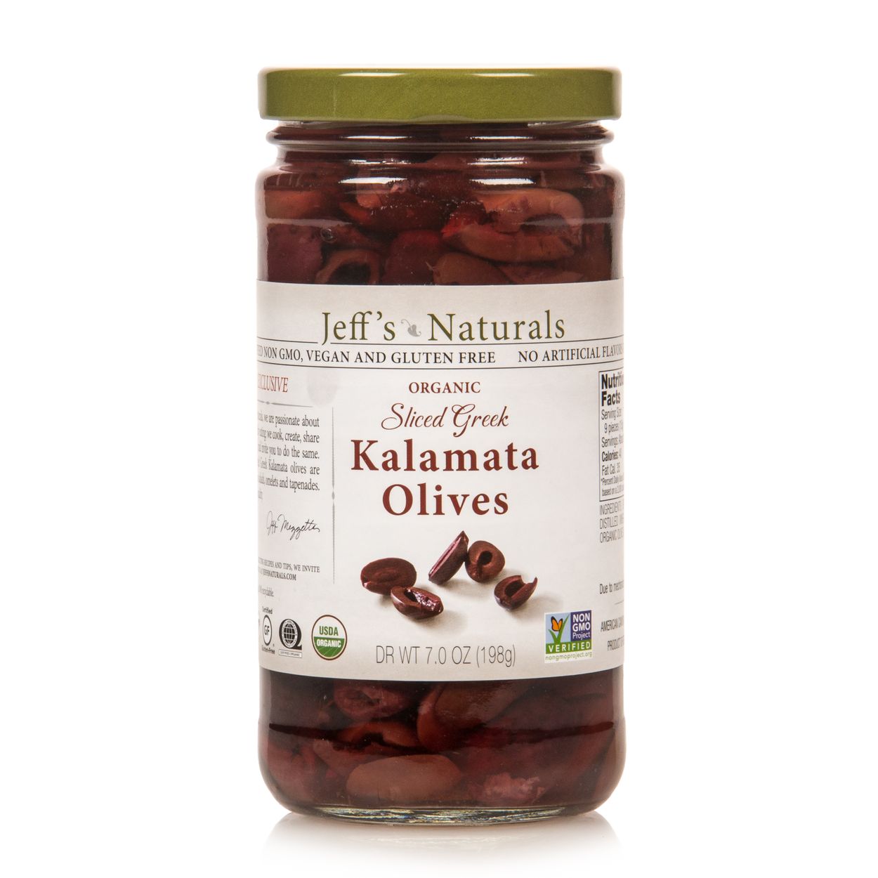 Jeff S Naturals Kalamata Olives Sliced Organic Azure Standard