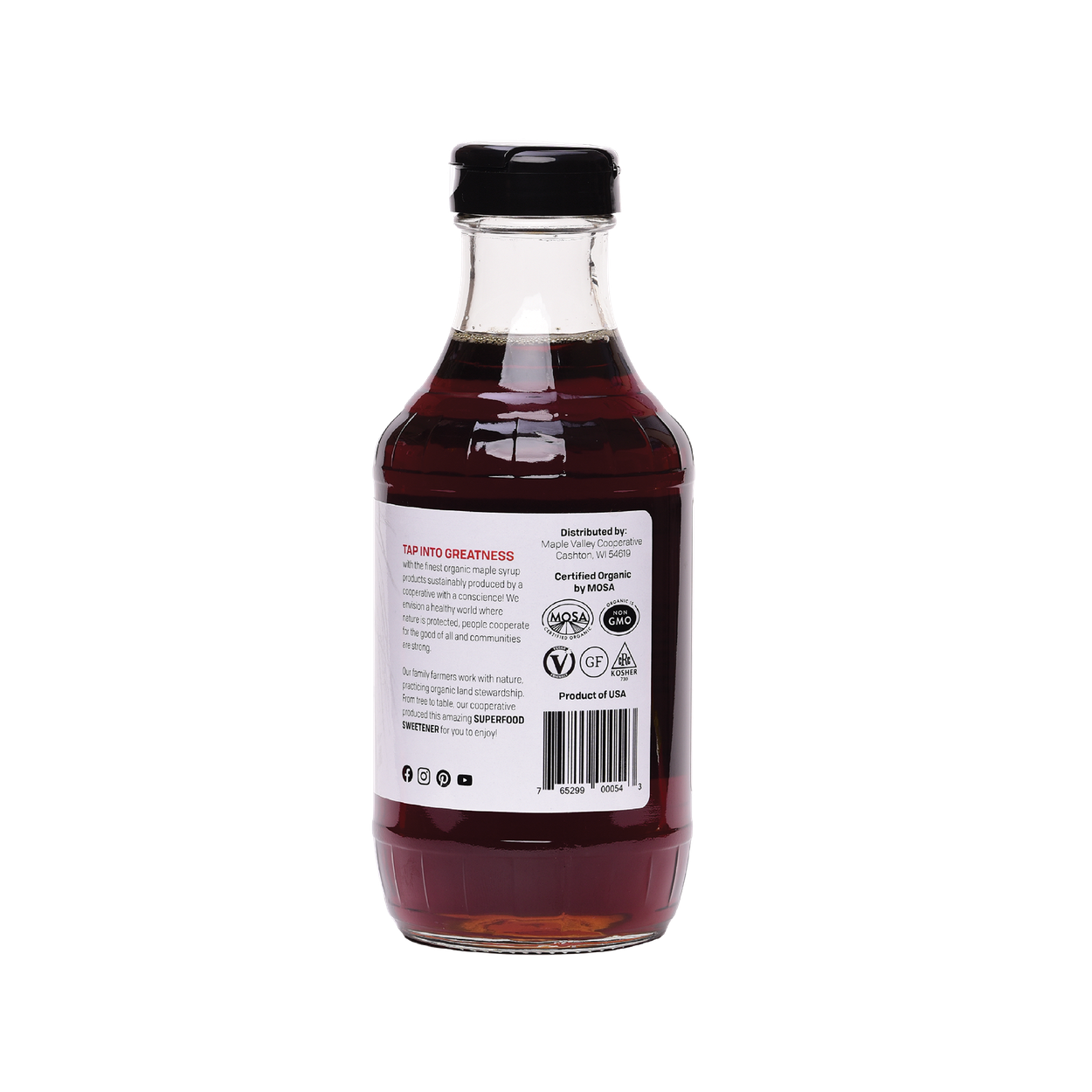 Maple Valley Coop Maple Syrup, Grade A, Dark Robust, Organic