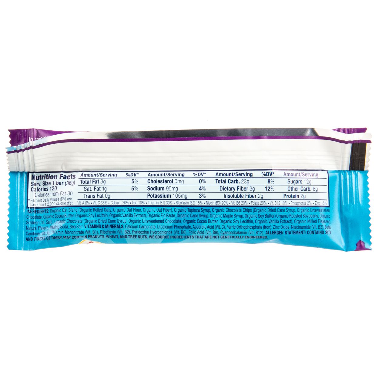 Clif Bar Chocolate Chip Z Bar, Organic - Azure Standard