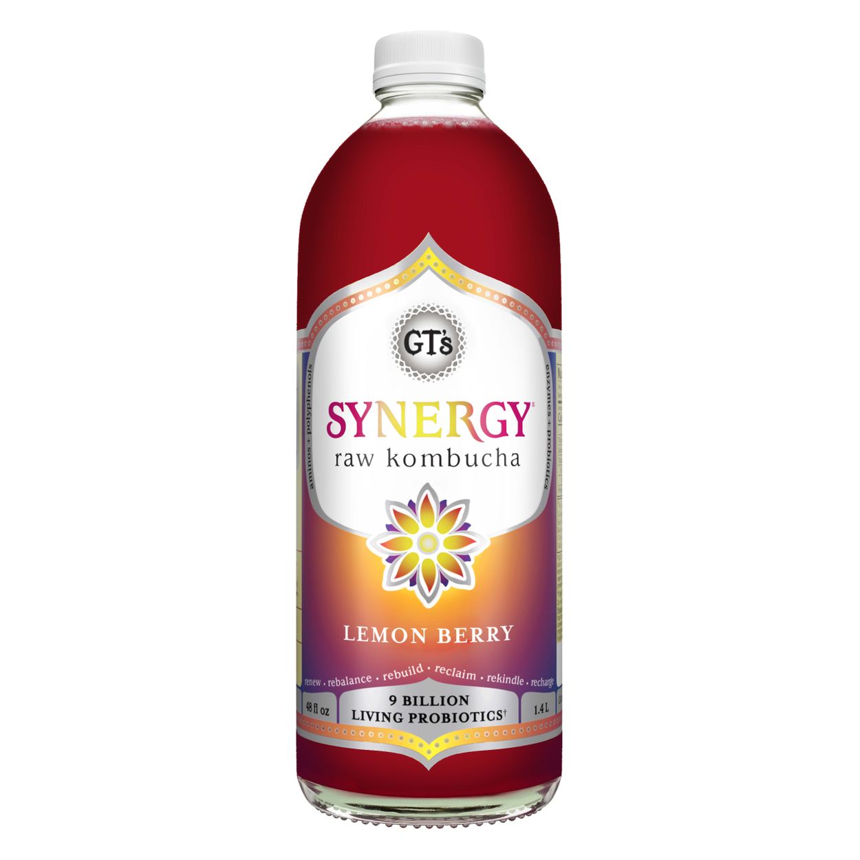 GT's SYNERGY, Kombucha Raw, Lemon Berry - Azure Standard