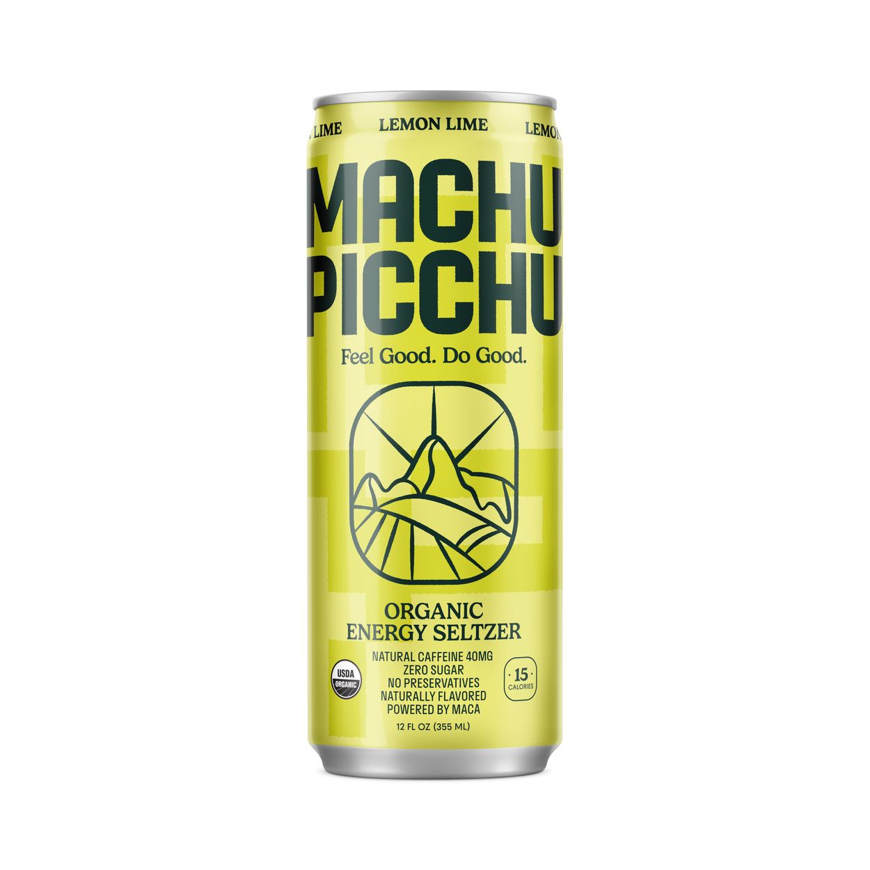 ダイアモンド 千鶴 PR+ Machu Picchu Energy Energy Seltzer, Lemon Lime, Organic - Azure