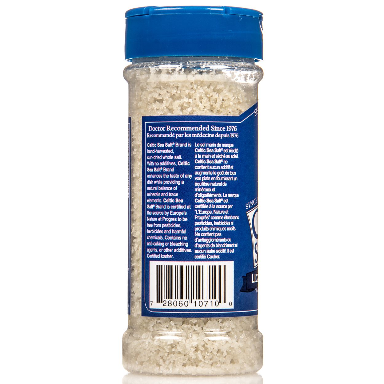 Celtic Sea Salt Sea Salt Shaker, Light Grey - Azure Standard