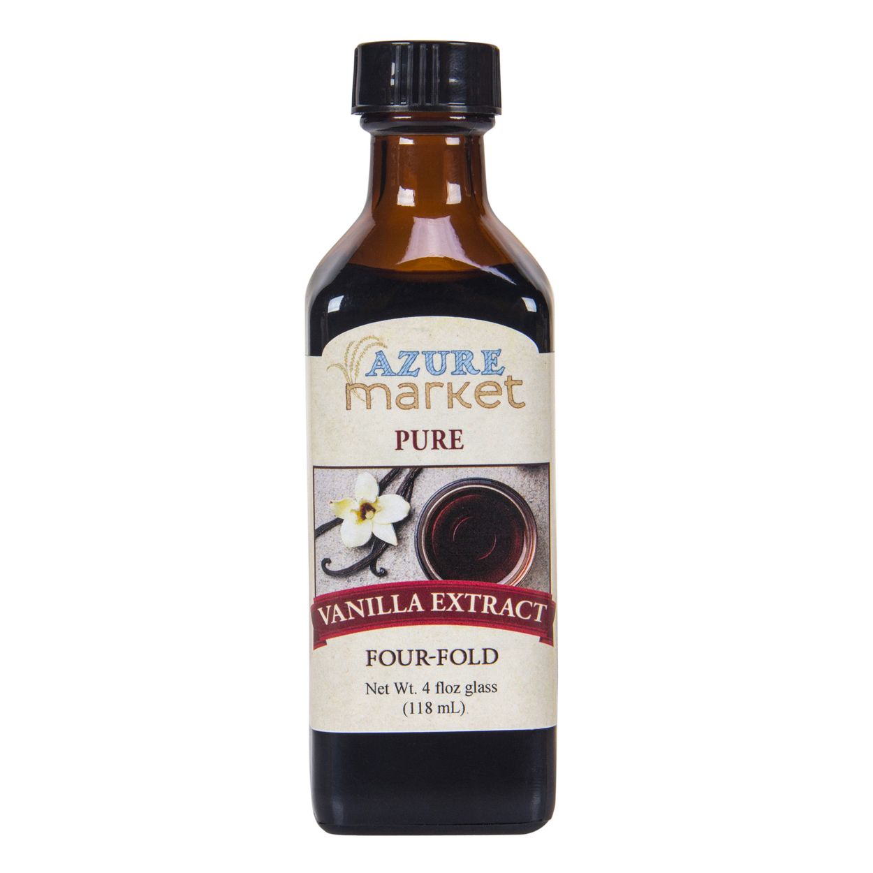 Azure Market Vanilla Extract, Four Fold - Azure Standard