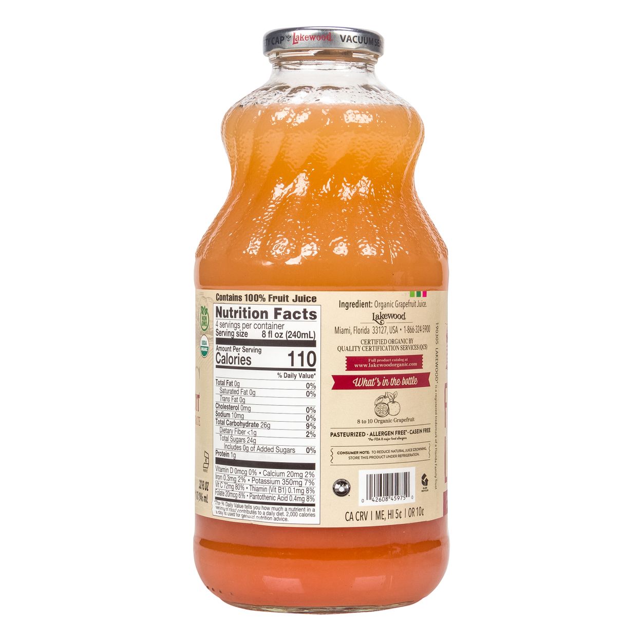 全日本送料無料 レイクウッドオーガニックピュアピンクグレープフルーツジュース 12 5オンスボトル 12パック Lakewood Organic Pure Pink Grapefruit Juice 12 5 Ounce Bottles Pack Of 12 最高の