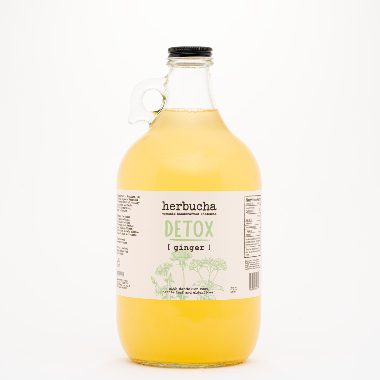 Herbucha Kombucha, Detox, Raw - Azure Standard