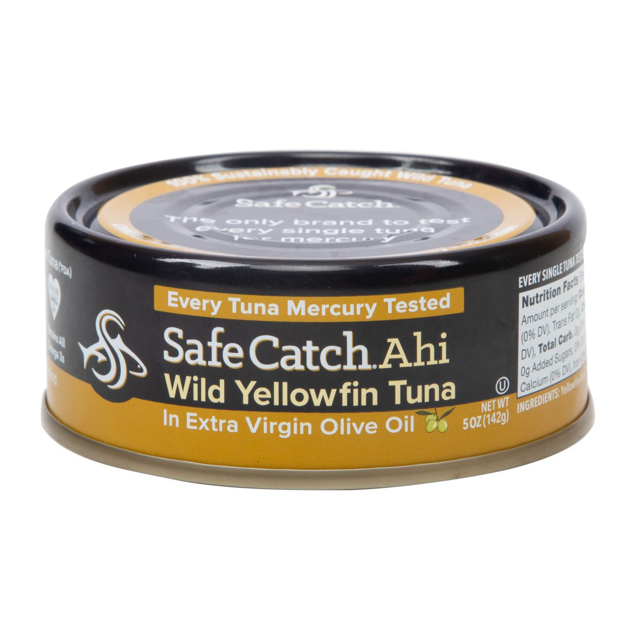 Safe Catch Ahi Solid Wild Yellowfin Tuna, 5 oz