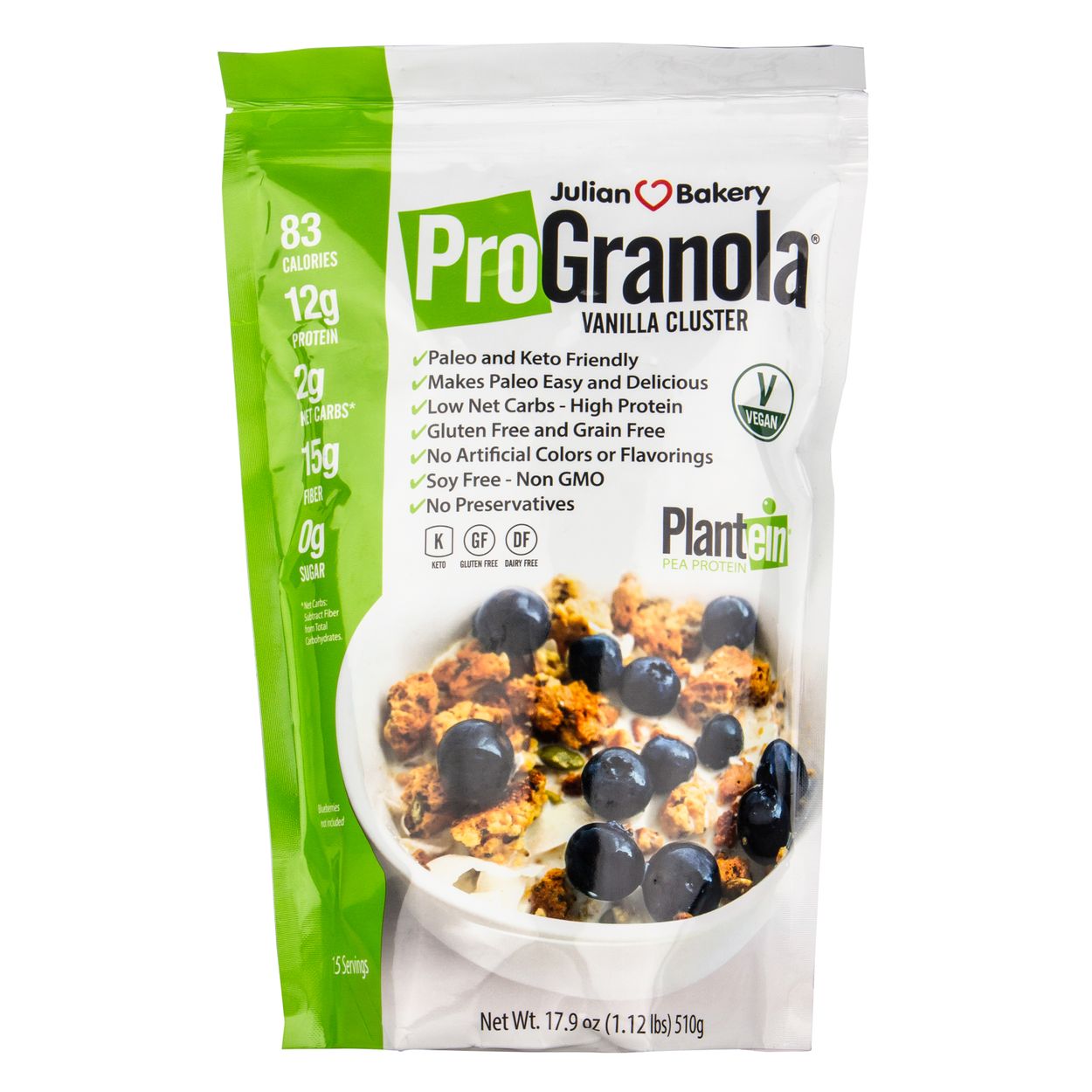 Julian Bakery ProGranola, Vanilla Cluster, Vegan - Azure Standard