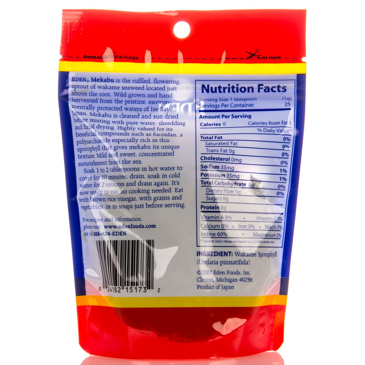 Eden Foods Mekabu Wakame-Wild - Azure Standard