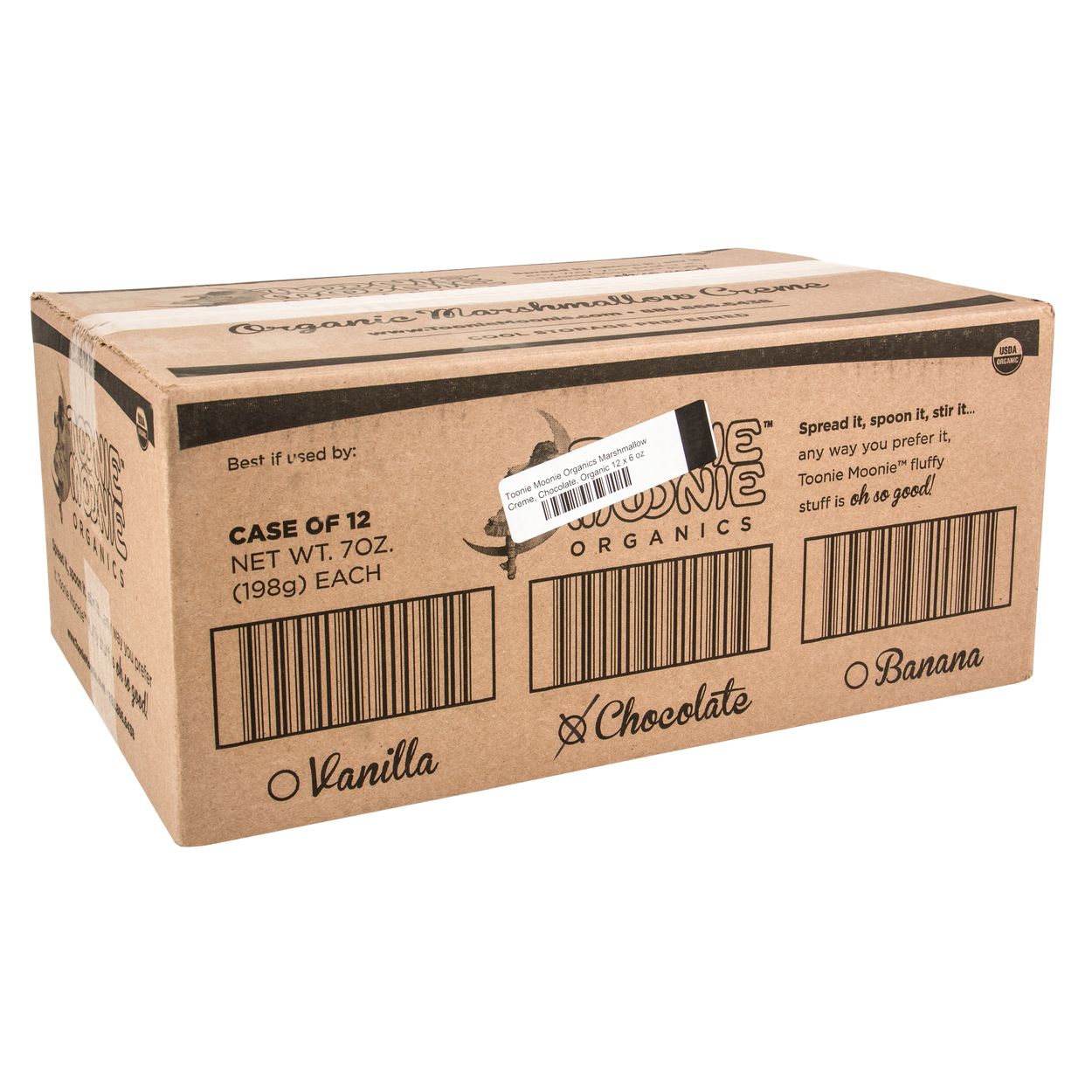 Toonie Moonie Organics Marshmallow Creme, Chocolate, Organic