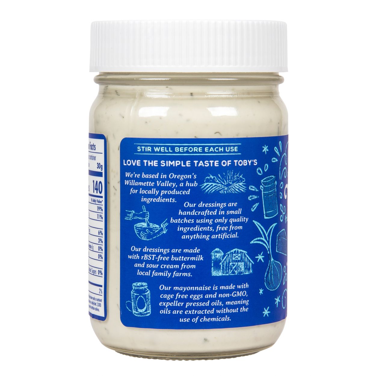 Toby S Blue Cheese Salad Dressing Azure Standard
