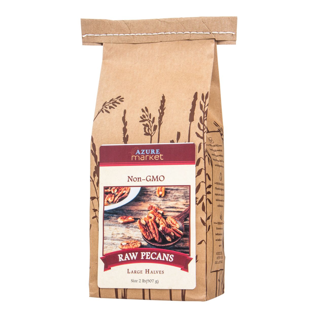 Azure Market Pecans, Raw, Large Halves - Azure Standard