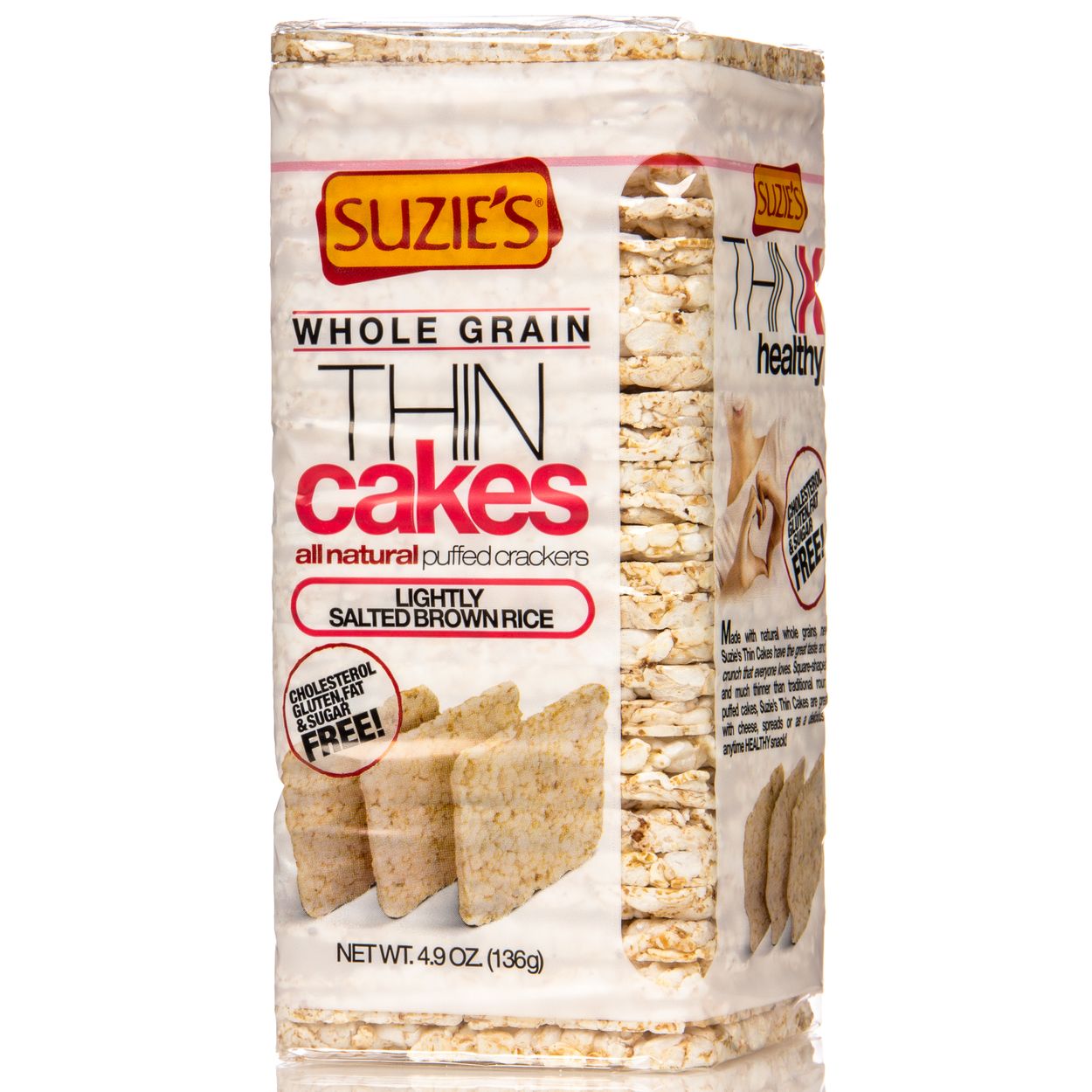 Suzie S Thin Cakes Brown Rice Lightly Salted Azure Standard