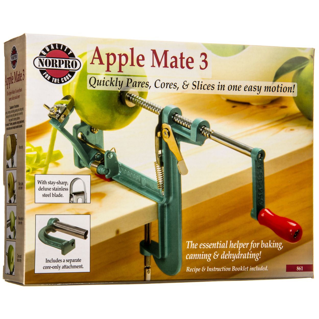 stainless steel apple peeler corer