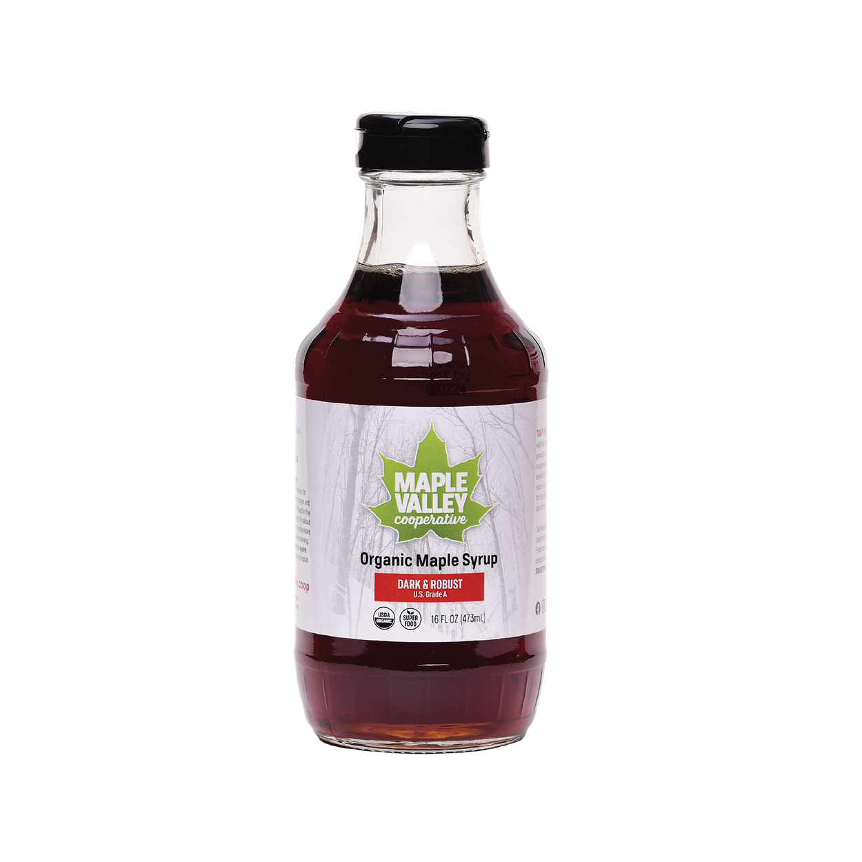 Maple Valley Coop Maple Syrup, Grade A, Dark Robust, Organic