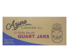 Azure Canning Co. Canning Jars, Half-Gallon, Wide Mouth (JARS ONLY, no  bands & lids) - Azure Standard