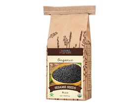25397　あずき Azure Market Organics Sesame Seeds, Black, Organic - Azure Standard