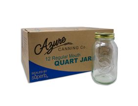 Canning Jars, Quart, Regular (with lids & bands)
