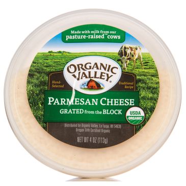 Organic Valley Parmesan Cheese, Grated, Organic - Azure Standard