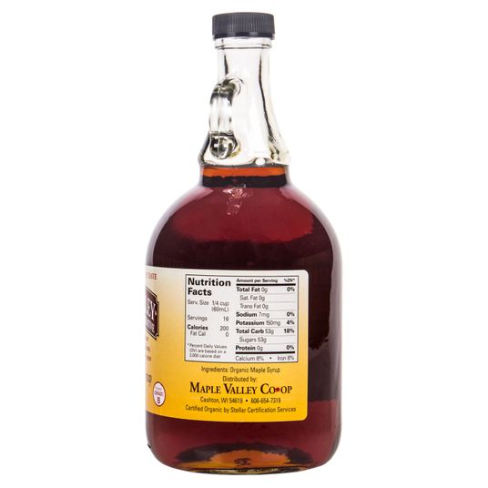Maple Valley Coop Maple Syrup, Grade A, Organic - Azure Standard