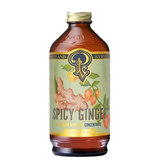 Portland Syrups Beverage Concentrate, Spicy Ginger Syrup - Azure Standard