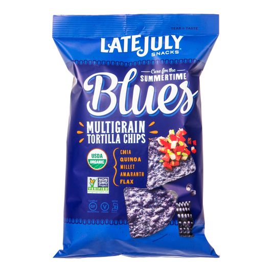 Late July Multigrain Chips, Blue Corn, Organic Azure Standard