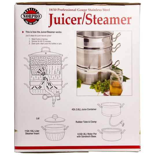 Norpro Stainless Steamer Juicer