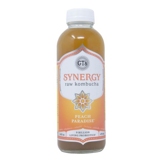 GT's SYNERGY, Kombucha Raw, Peach Paradise - Azure Standard