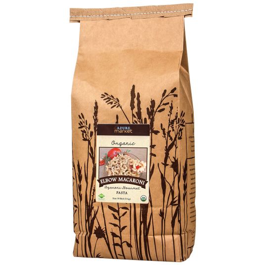 Azure Market Organics Elbow Macaroni Azuroni Gourmet Pasta