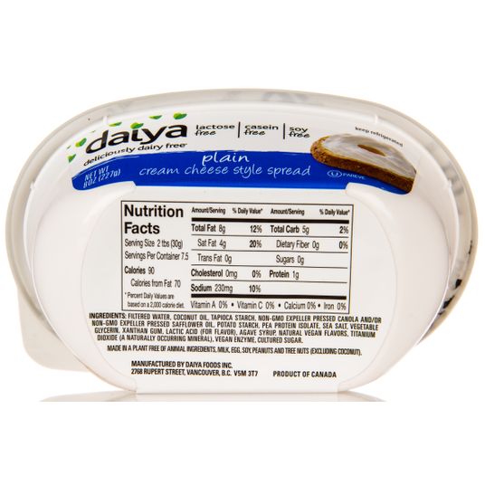 Cream Cheese Style Spread, Plain, 8 oz