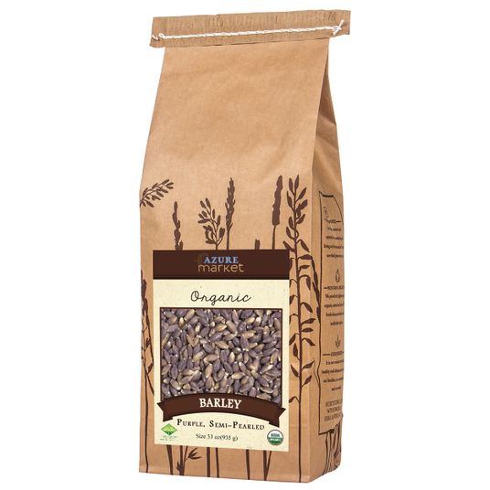 Azure Market Organics Barley, Purple, Semi-Pearled, Organic