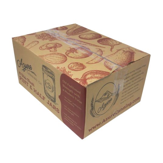 Azure Canning Co. Canning Jars, Pint and Half, Wide Mouth (with