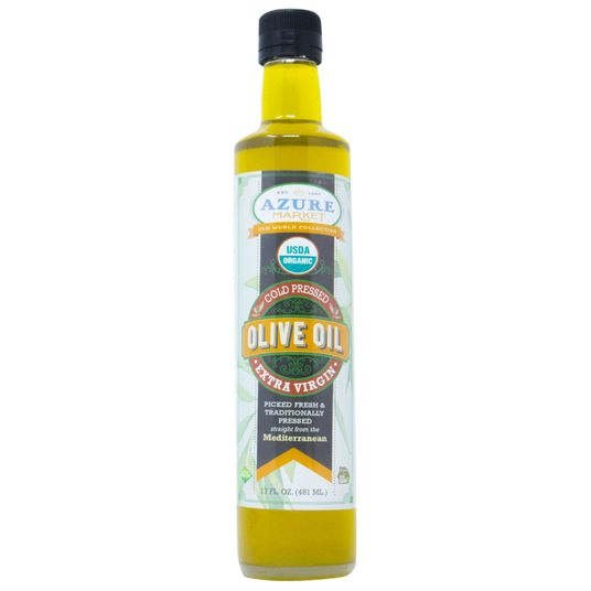 Azure Market Organics Olive Oil, Extra Virgin, Cold Pressed