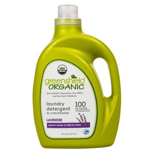 GreenShield Organic Laundry Detergent HE, Lavender, Organic Azure