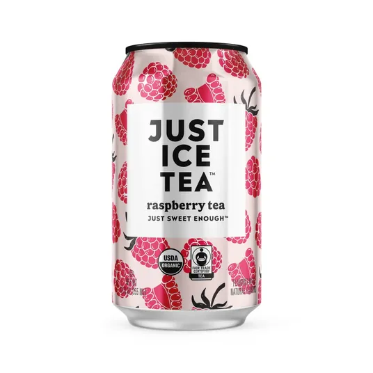 Just Ice Tea Raspberry Black Tea, Organic - Azure Standard