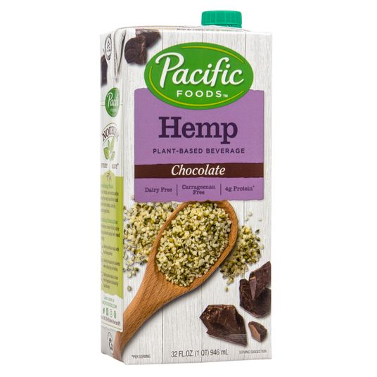 Pacific Foods Hemp Milk, Chocolate, All Natural Azure Standard