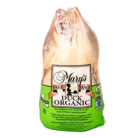 Organic Whole Duck (Frozen), 5 lb, Mary's Free Range