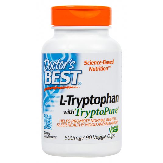 Doctor's Best L-Tryptophan, Tryptopure 500mg - Azure Standard