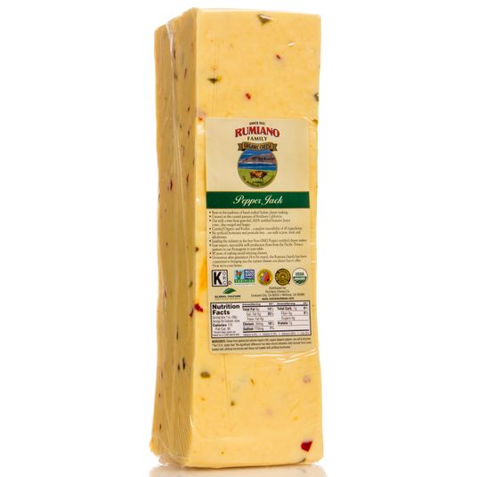 Rumiano Organic Pepper Jack Cheese, Organic, Random Weight Azure Standard