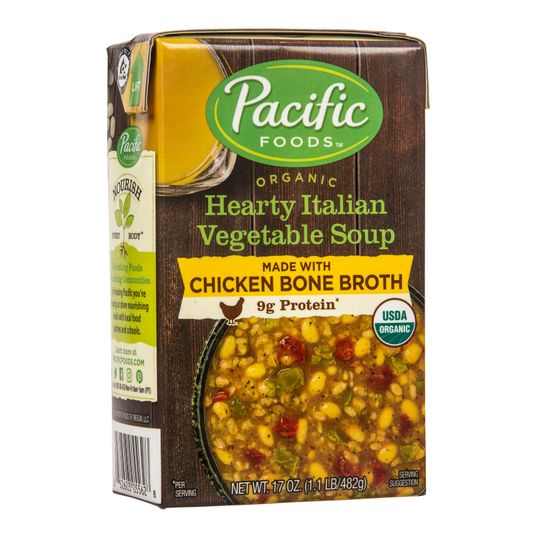 Pacific Foods Hearty Italian Vegetable Soup, Organic Azure Standard