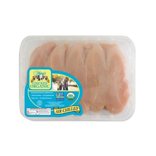 Mary's Chicken Breast, Tenders, Frozen, Organic, Random Weight Azure