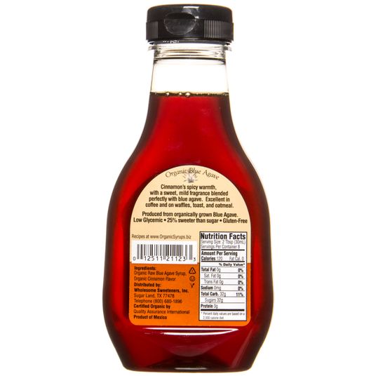 Wholesome Sweeteners Agave, Cinnamon, Organic - Azure Standard