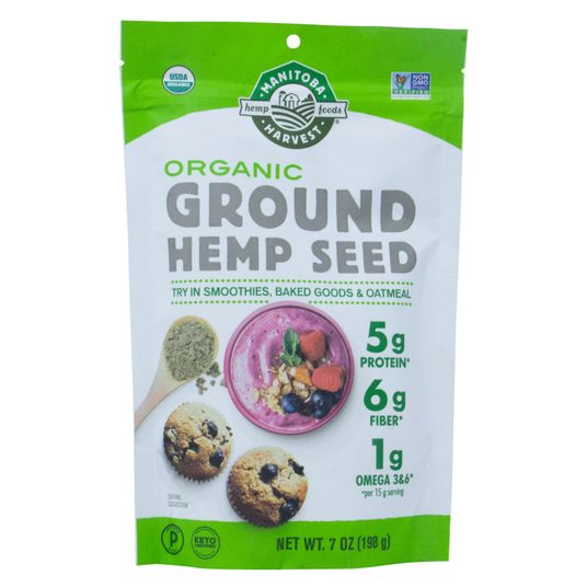 Manitoba Harvest Ground Hemp Seed, Organic Azure Standard