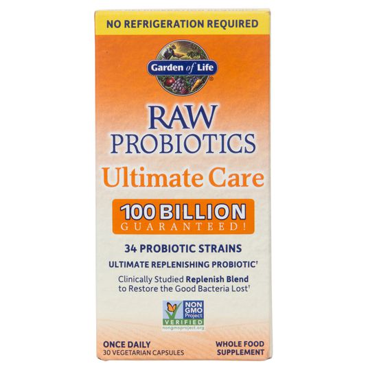 Garden Of Life Ultimate Care Raw Probiotics Organic Azure