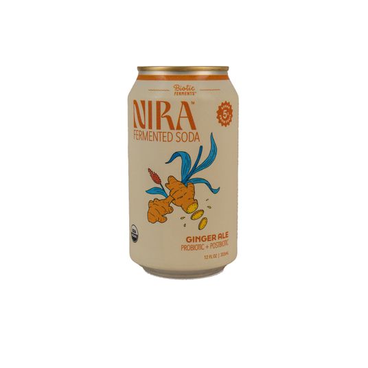 Biotic Ferments Nira Fermented Soda, Ginger Ale, Organic - Azure Standard