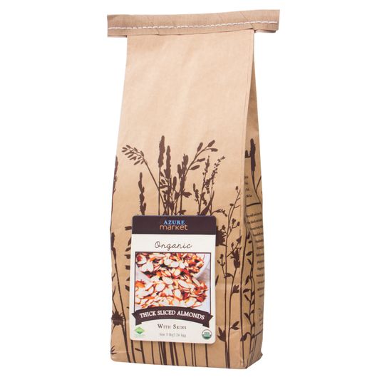 Azure Market Organics Almonds, Thick Sliced, Organic - Azure Standard