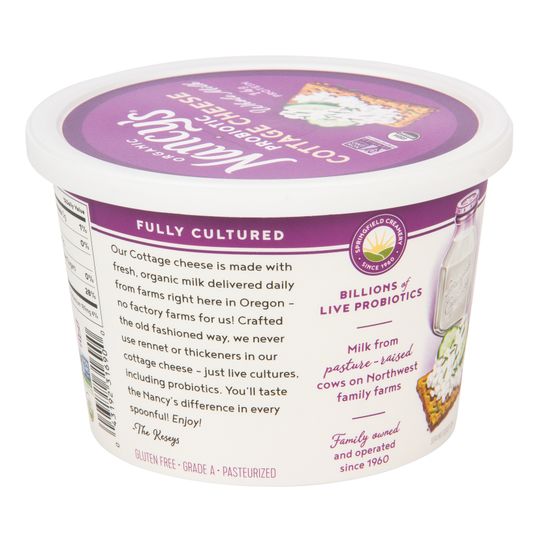 Nancy S Cottage Cheese Whole Milk Organic Azure Standard