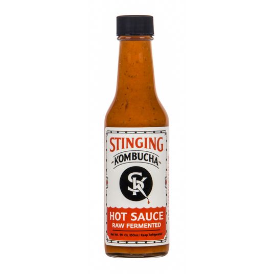 Stinging Kombucha Hot Sauce, Raw Fermented Azure Standard