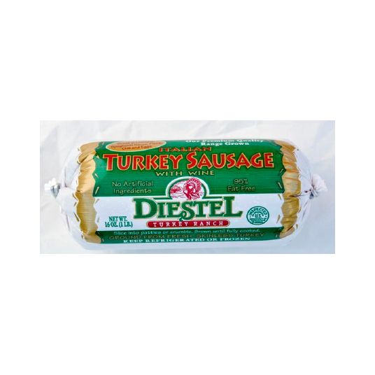 Diestel Turkey Ranch Turkey, Italian Sausage Ground, Frozen Azure