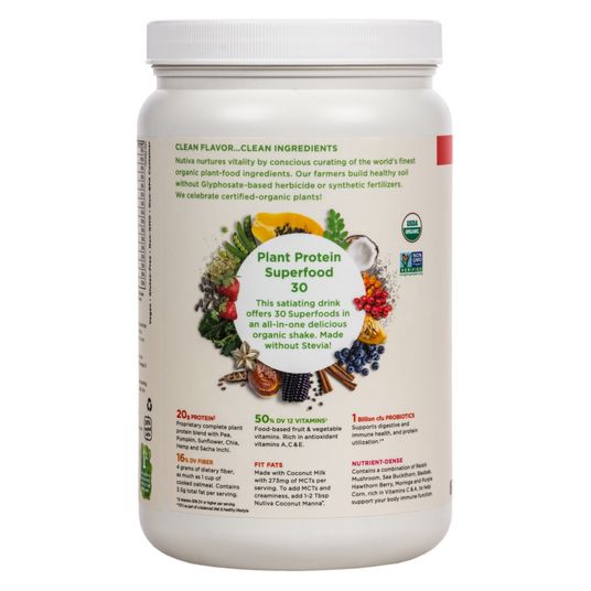 Nutiva plant sales protein superfood 30